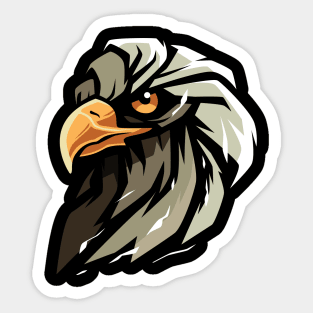 eagle head Sticker